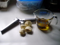 Crush
                garlic